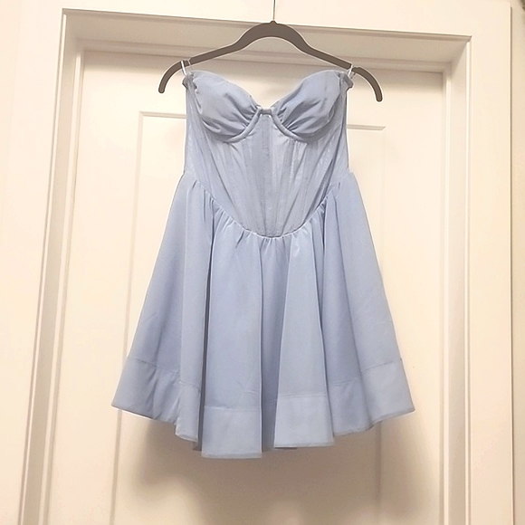 NWT Bardot blue mini dress - Picture 1 of 10
